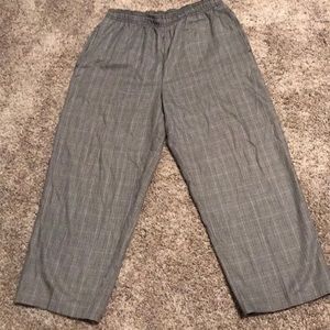 Plaid vintage pants